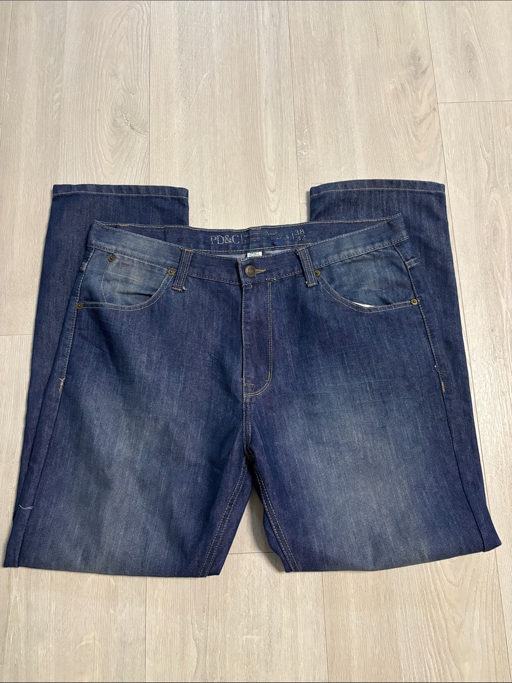 🔥BUNDLESALE Men’s 38/32 PD&C Indigo Straight Jeans